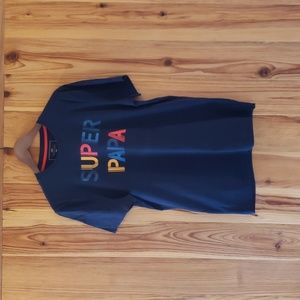 Jules - "Super Papa" Dark Blue Tee-Shirt - L - Never Worn